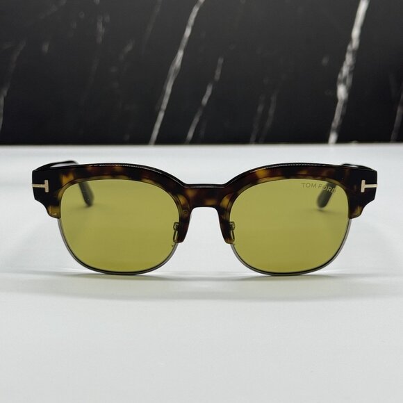 NEW TOM FORD HARRY-02 TF597 52N HAVANA UNISEX SUNGLASSES TOM FORD FT0597 52N main image 6